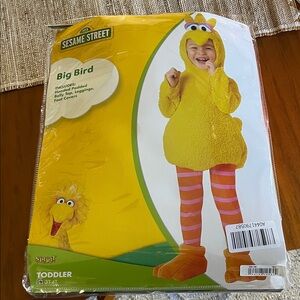 Sesame Street Big Bird Costume size 3t-4t